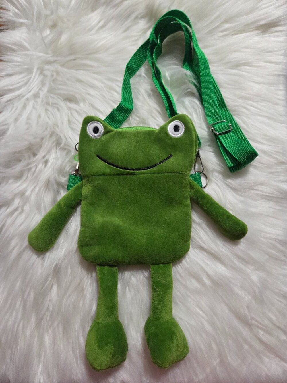 Green Frog Crossbody Bag